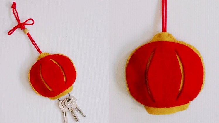 DIY Key Cover | Felt Chinese Lantern