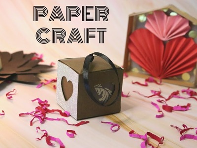 DIY PAPER CRAFT | HEART SHAPE PAPER BOX