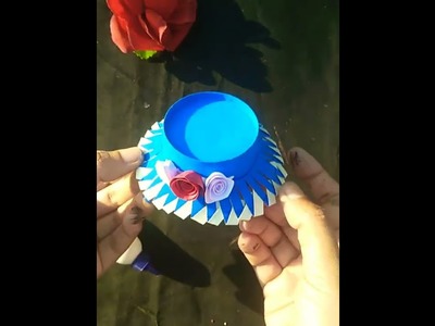 DIY Paper Cup Hat | How to make Hat |paper cup craft idea #short #papercupcrafts