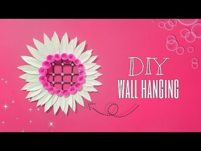 Diy paper wall hanging | how to ma ke wall hanging | paper wallmate | by Sadiya art & craft