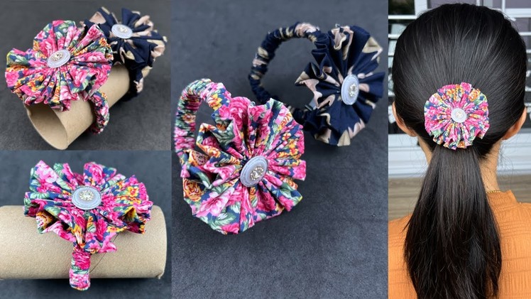 DIY Scrunchies .Scrunchies sewing Tutorial. How to make Scrunchies.