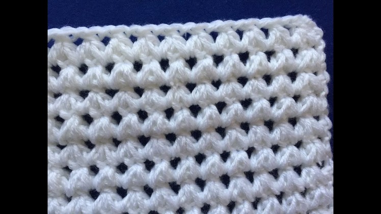 Easy Blanket Crochet Stitch | One Row Repeat