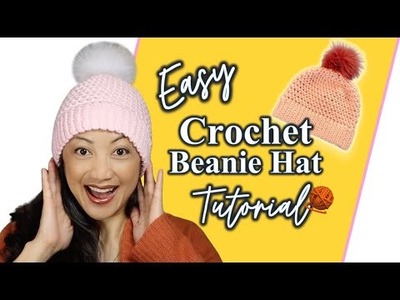 EASY CROCHET BEANIE PATTERN HAT TUTORIAL | Best Items to Sell in Your Knit or Crochet Business ????