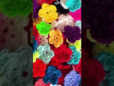 Flower crochet #shorts #flower #crochet