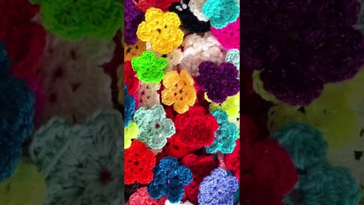 Flower crochet #shorts #flower #crochet