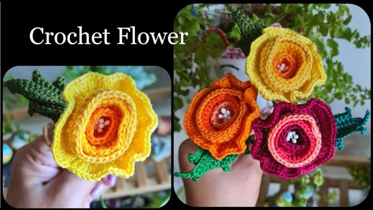 How To Crochet Flower