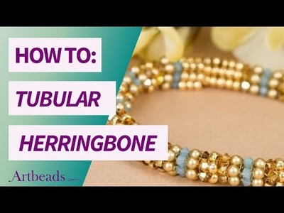 How to Do Tubular Herringbone Stitch to Make a PRESTIGE Crystal Beaded Rope