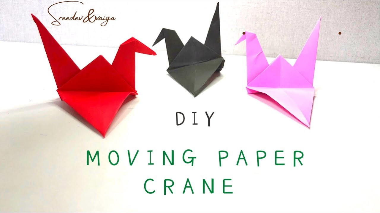 How To Make A Moving Paper Crane