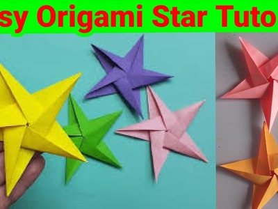How to make a Origami Star Tutorial | Star Tricks | School decorations | Easy Diy craft ideas