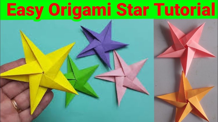 How to make a Origami Star Tutorial | Star Tricks | School decorations | Easy Diy craft ideas