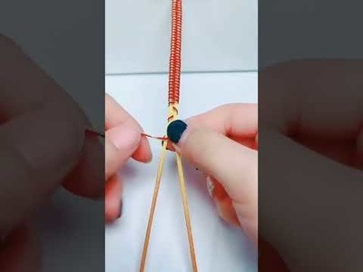 How to Make Bracelet ???? Easy Bracelet Making #Shorts .(1)