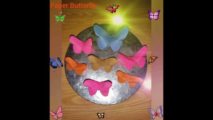 How to make paper Butterfly ????? paper craft#papercraft#paperbutterfly