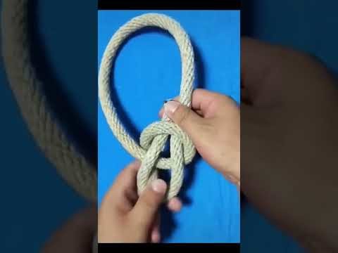 How to Tie Knot DIY at Home, Rope Trick You Should Know #Tutorial #Rope #Knot #Shorts
