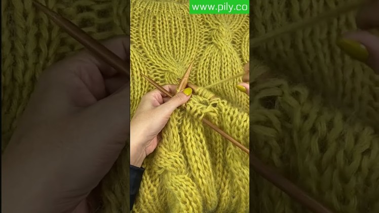 Knitted simple sweater - knitting  ( sweater) for beginners. part 1