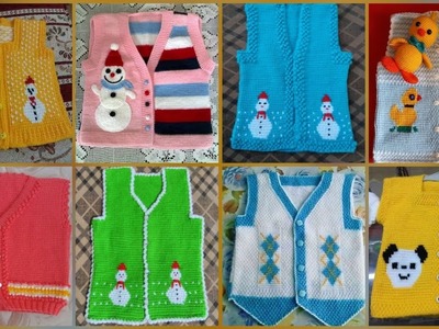 Latest Hand Knitted Koti Design For Baby Girl.Latest Hand Knitted Jacket Design For Baby Boy