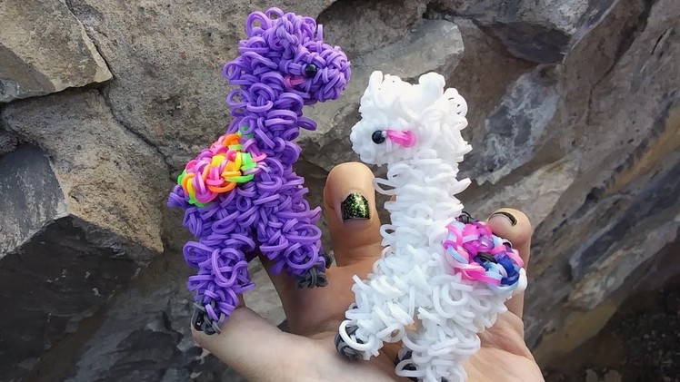 Loomigurumi Alpaca Tutorial (Rainbowloom)