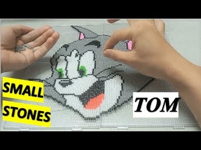 Made Tom cat by small stones | Great skill