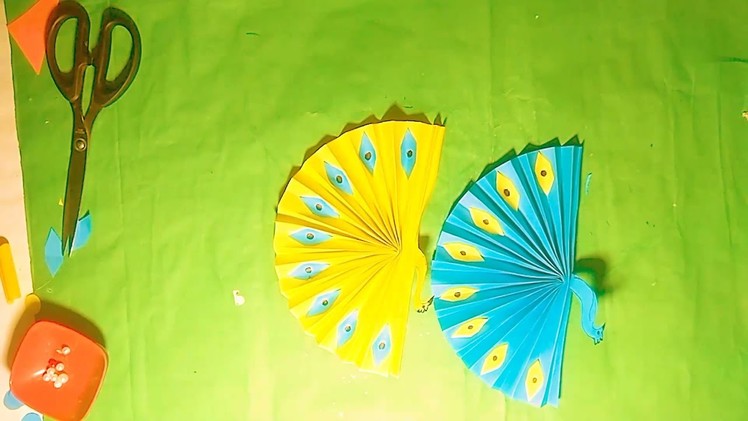 Making beautiful Birds with paper || Nice Peacock | Origami Birds || Paper craft 11 || Monalisa zone