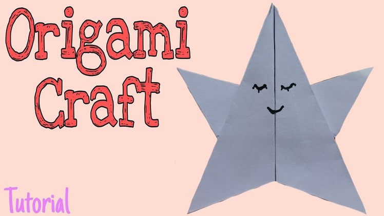 Membuat Bintang simple dari kertas Origami #origamicraft #origamieasy#origamitutorial #simpleorigami