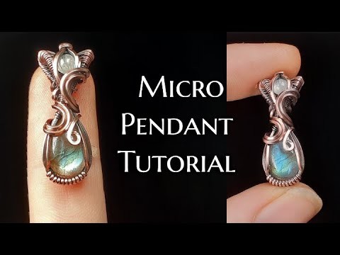 Micro Pendant Tutorial: How to Wire Wrap a Small Stone: DIY Jewelry: People’s Choice!