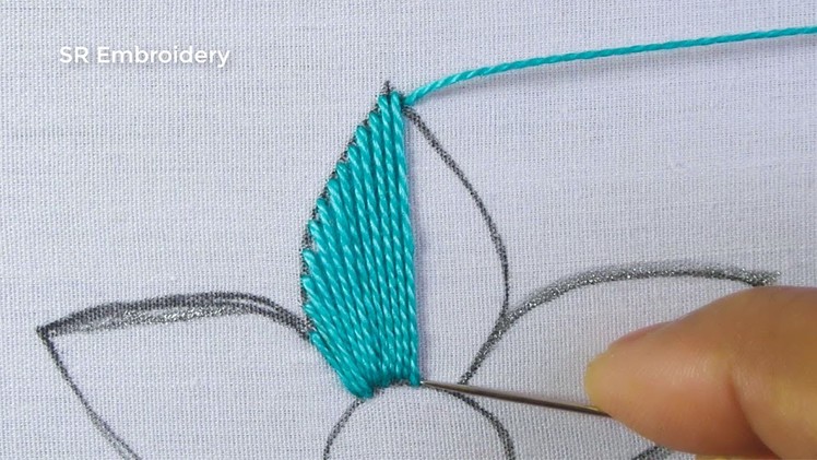 New Hand Embroidery Flower Designs Amazing Rainbow Flower Embroidery With Easy Needle Work Tutorial