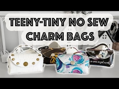 No-Sew Mini Charm Bag! Great Project For Rivet Beginners Rock Stud Mini Bag From Simple Artful Stuff