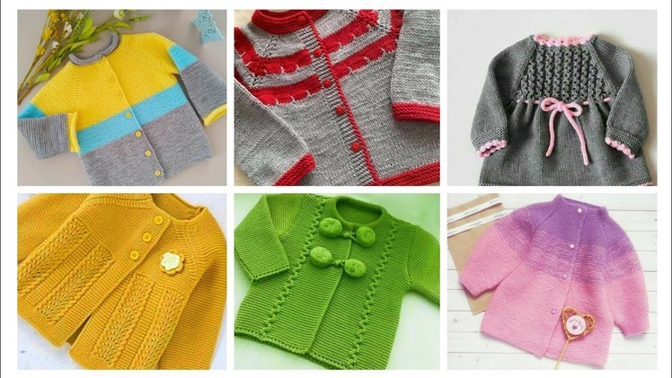 Outstanding New Hand Knitting Baby Sweaters Designs Ideas
