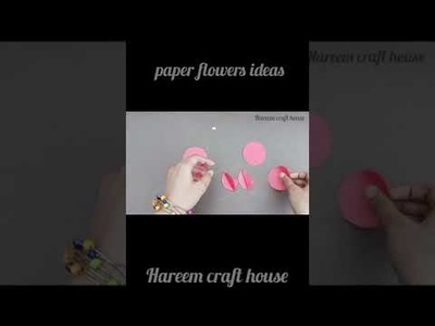 Paper Craft | Making flowers with origami paper | Paper craft