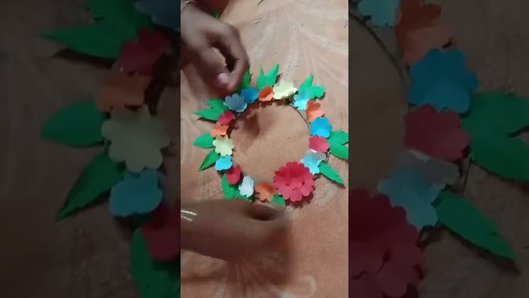 Paper craft wall hanking video in craft shorts channel