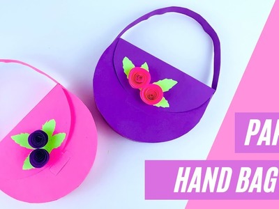 Paper HAND BAG |How To Make Paper gift bag| How To Make Paper Handbag | Origami Bag