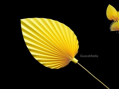 Paper Palm Leaves | DIY Paper Decorations | Event decor ideas | DIY Home Decor | Easy Paper Crafts