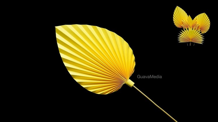 Paper Palm Leaves | DIY Paper Decorations | Event decor ideas | DIY Home Decor | Easy Paper Crafts