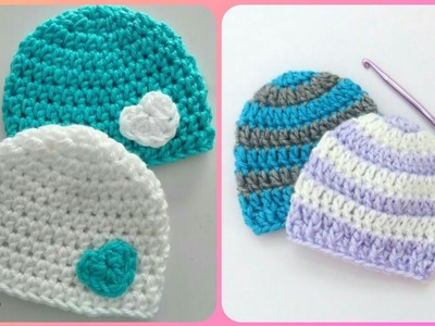 Pretty And Attractive Crochet Baby Caps.Hats Designs Collection __knitted Patterns