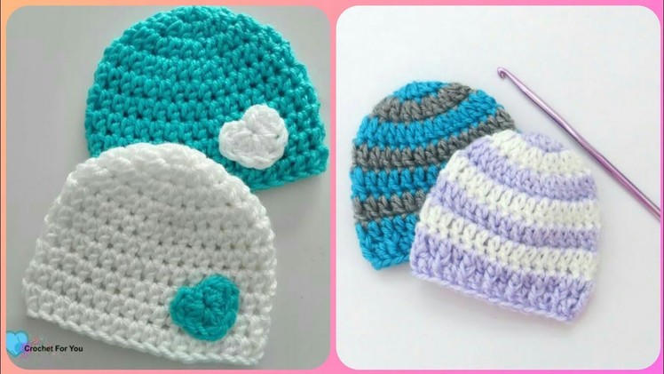 Pretty And Attractive Crochet Baby Caps.Hats Designs Collection __knitted Patterns