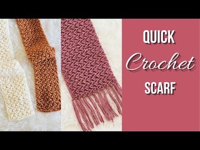 Quick Crochet Scarf (Very Easy!)