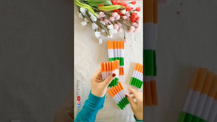 Republic Day Special Paper Craft 2022.PALMCRAFT #myfirstshorts #shorts #shortvideo #craft