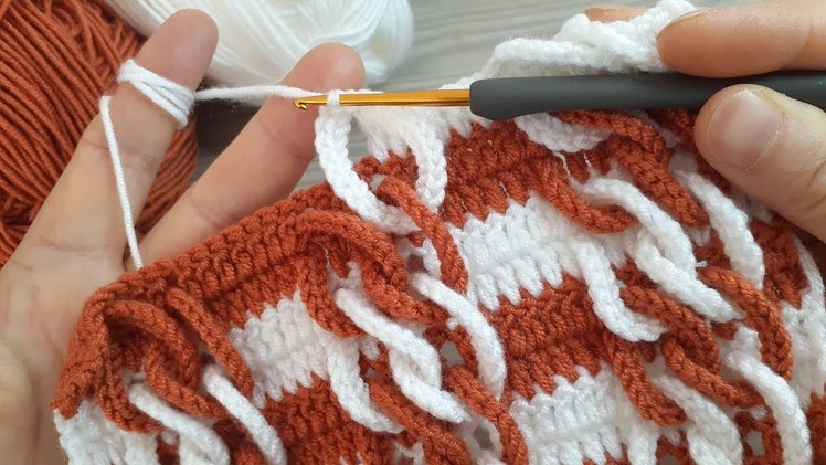 Super Easy Crochet Knitting Pattern For Beginner Tığ İşi Çok Güzel Örgü Modeli