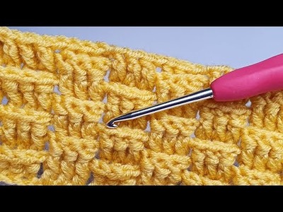 Super Easy Crochet Step By Step Tutorial For Beginners  - Tığ İşi Mükemmel Örgü Modelleri