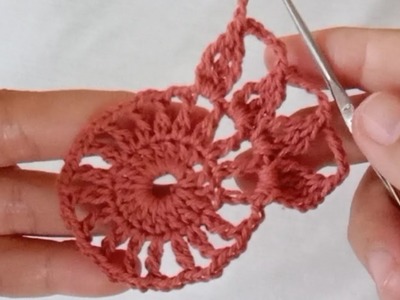 Super Easy Tunisian , Crochet flower ????