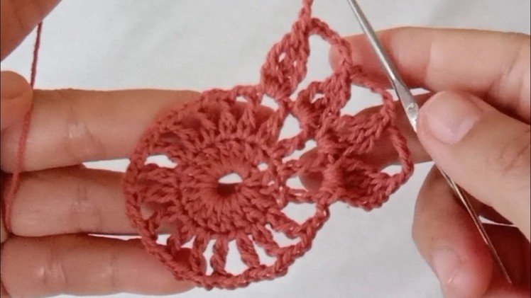 Super Easy Tunisian , Crochet flower ????
