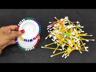 SUPERB HOME DECOR IDEAS USING MARBALL STOON AND COTTON BUDS | DIY CRAFT | BEST OUT OF WASTE