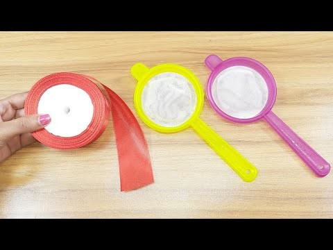 SUPERB HOME DECOR USING WASTE DIY THINGS AND COLOR RIBBON | DIY CRAFT | BEST OUT OF WASTE