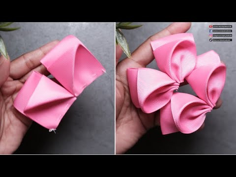 Sure you don't want to make it? How to make a ribbon bow easily