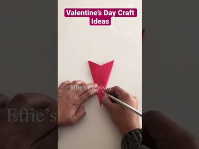 Valentine’s Day Decoration.Paper craft.DIY Valentine’s Day craft ideas at home.paper heart #shorts