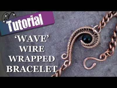 'Wave' Wire Wrapped Bracelet