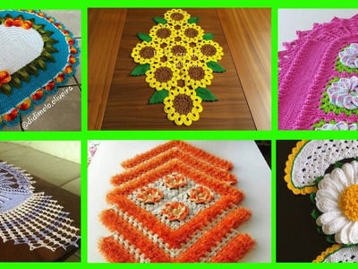 Wow Tablemat design. crochet new and beautiful designs.Latest Crochet Flower Mat Designs.Crochet