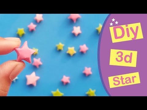 3D Star ⭐. Paper Star. How to make paper 3D Star. origami stars tutorial. ORIGAMI LUCKY STAR