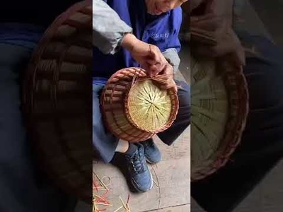 Creative Bamboo  Craft Basket #Bamboo Art Ideas #shorts
