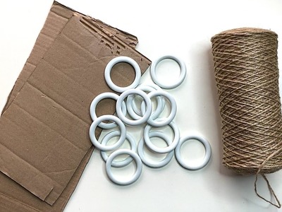 DIY 3 jute and cardboard basket ideas | Home decor