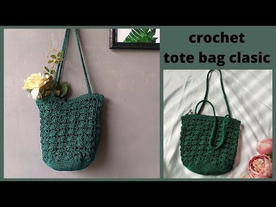Diy crochet bag easy for beginner